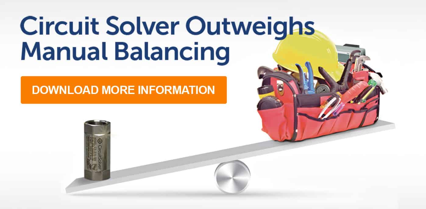 Circuit Solver self-actuating thermostatic balancing valve