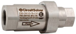 CircuitSolver® Union Cold Water Balancing valve CircuitSolver® Union Cold Water Balancing valve to discourage Legionella growth.